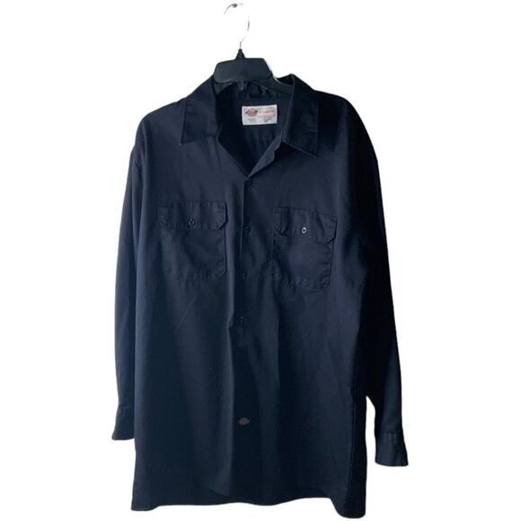 Dickies Authentic Workwear Shirt Mens XL Long Sleeve Button Up Minimalist Casual - Picture 3 of 6